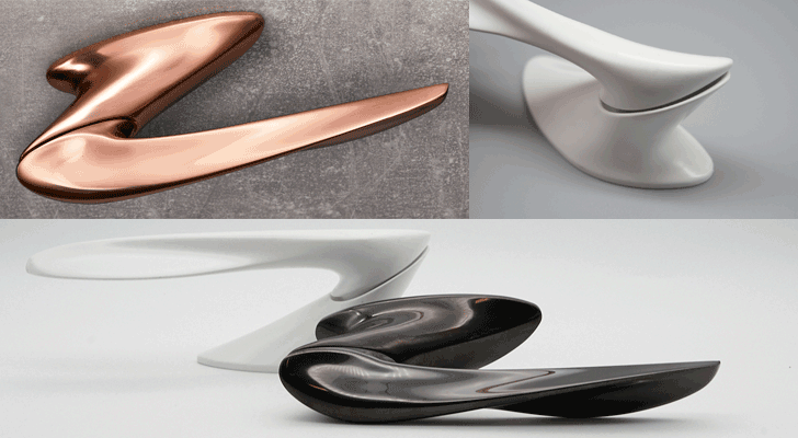 Ergonomic door handle by Zaha Hadid Design
