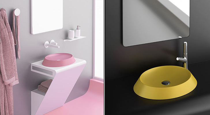 This silicone sink absorbs splashes, keeps your counter dry!