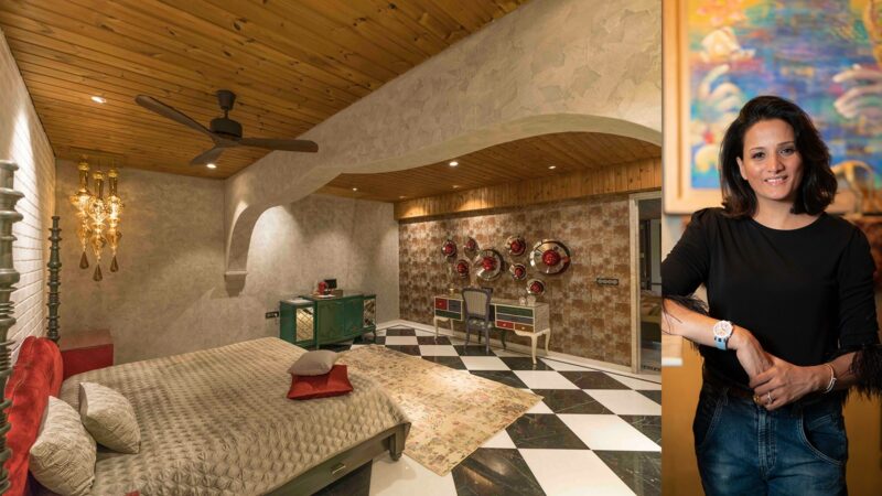 "Moroccan themed bedroom HyderabadResidence Inhabit by NeetaKumar indiaartndesign"