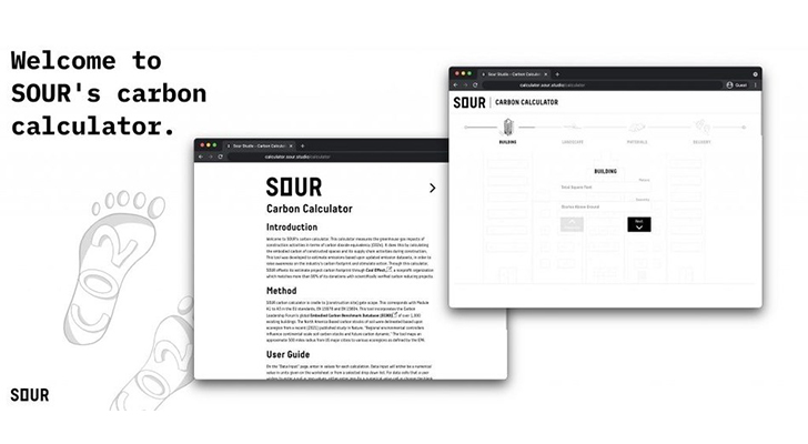 Carbon calculator for greener buildings