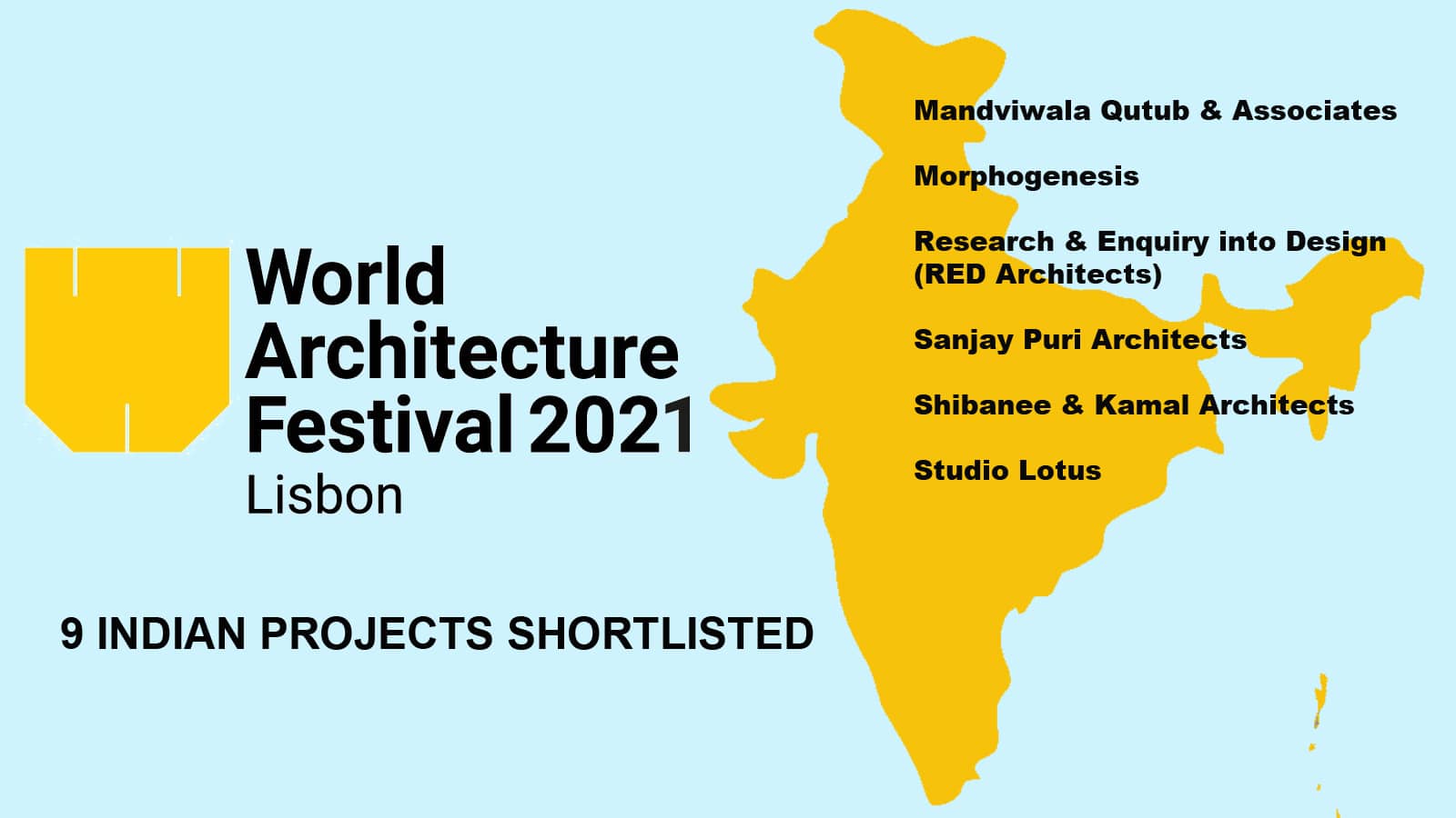 India at the World Architecture Festival 2021