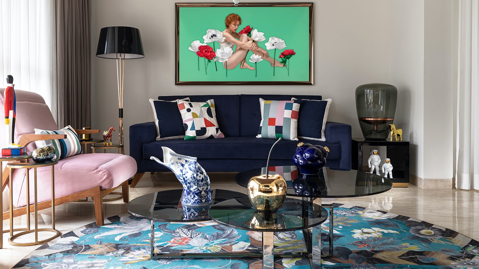 Colours, textures, art – and a sprinkling of objets d’art!
