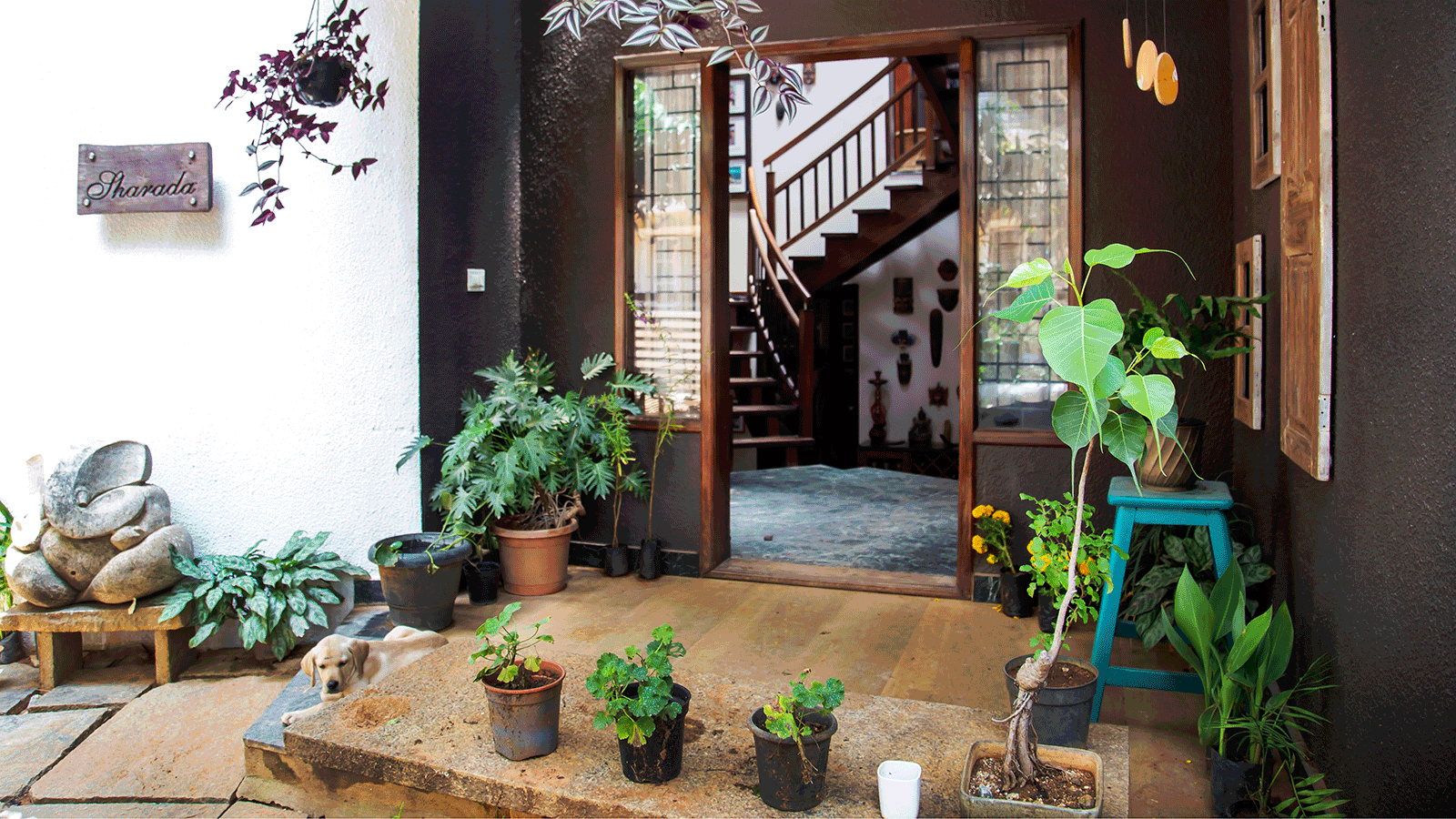 "Bengaluru home Sandarbh Design Studio indiaartndesign"