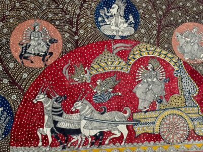 "Mata ne pachedi kalamkari of Gujarat Bhavesh Chitara indiaartndesign"