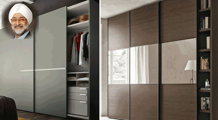 "BalbirSingh specialised service provider for wardrobes indiaartndesign"