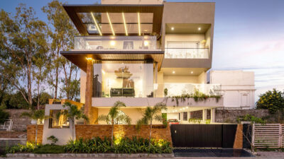 "Yellow stone house SpanArchitects indiaartndesign"