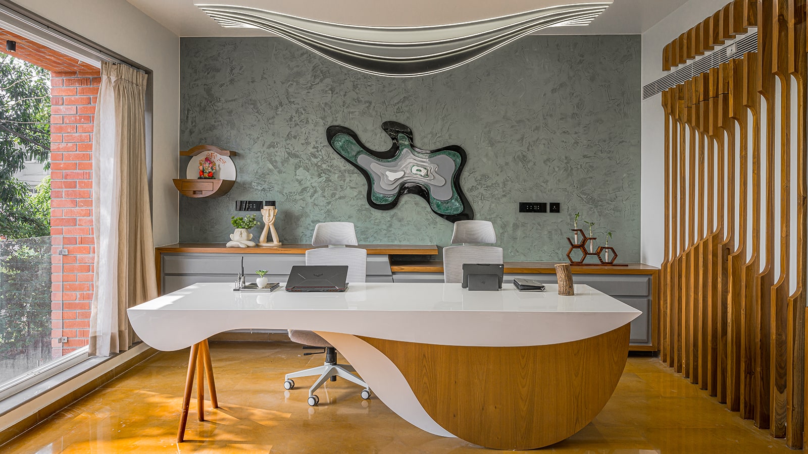 "ParaCubes Office by DecavesbyChitteArchitects indiaartndesign"