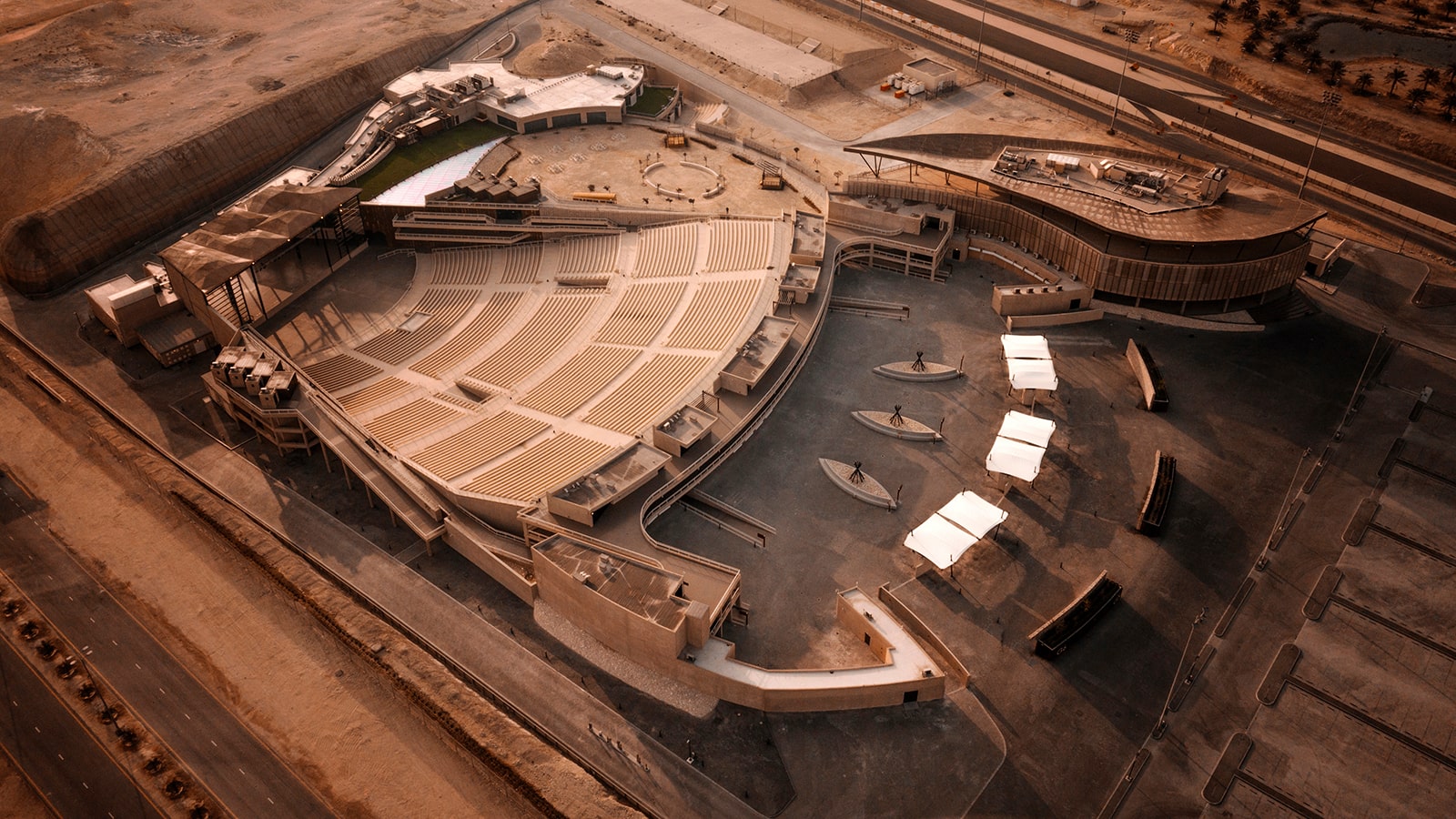 "AL Dana amphitheatre SLArchitects indiaartndesign"