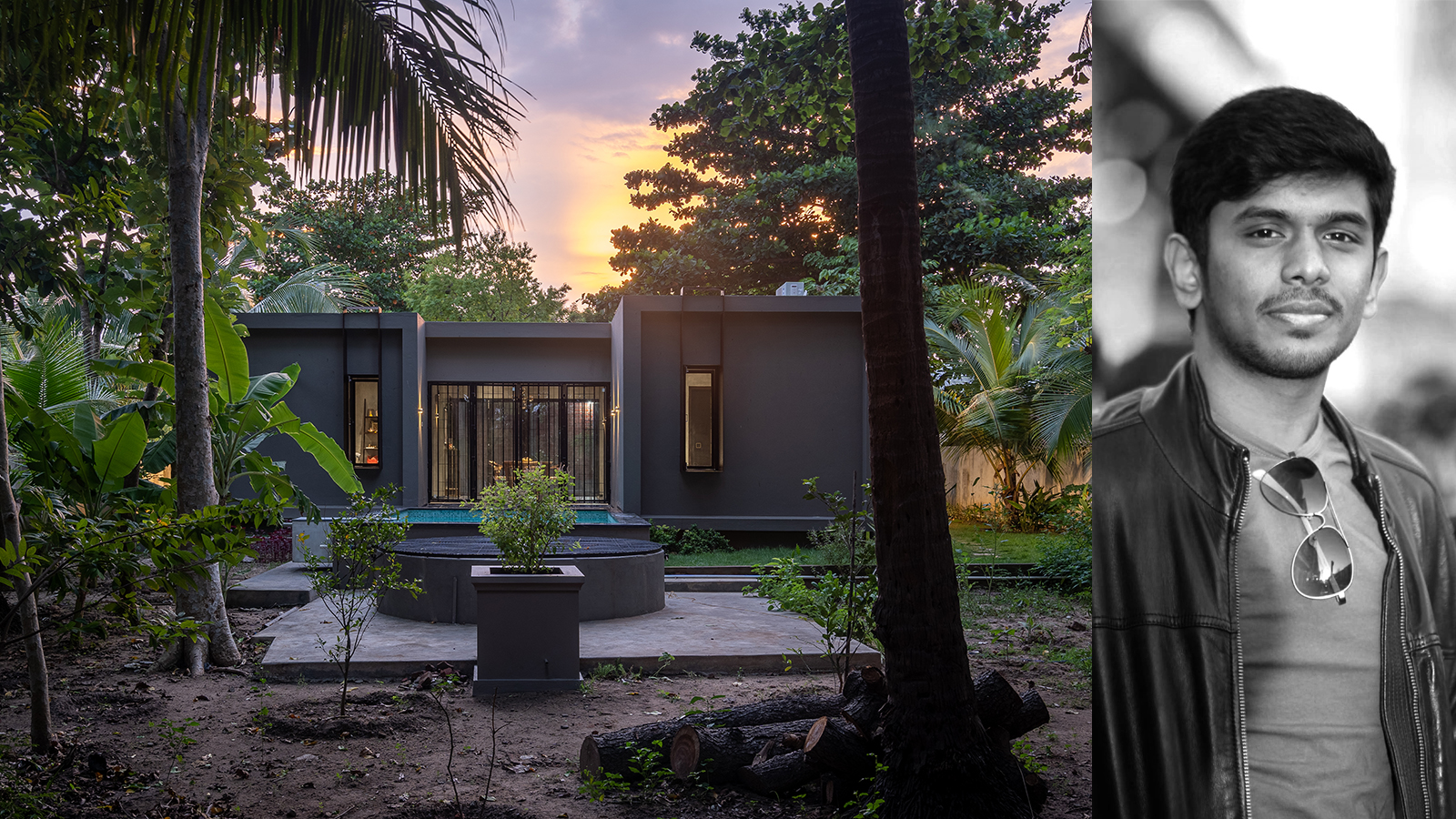 This Farmhouse in Karaikal is a Minimal Material Masterpiece! » India Art N Design