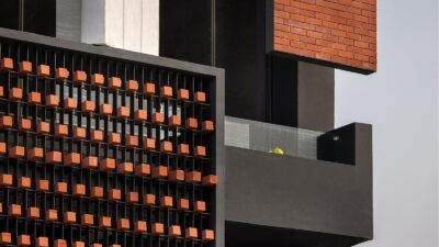 "brick by brick facade studio ardete indiaartndesign"