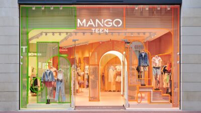 "MangoTeen Flagship Barcelona Masquespacio indiaartndesign"