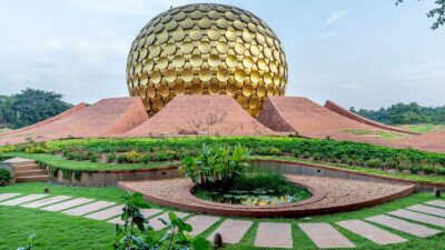 “Matrimandir Auroville Life Power Gardens Rupal Rathore Anandit Sachdev Vir Shah indiaartndesign”