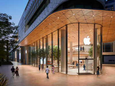 "Apple BKC Mumbai Foster and Partners indiaartndesign"