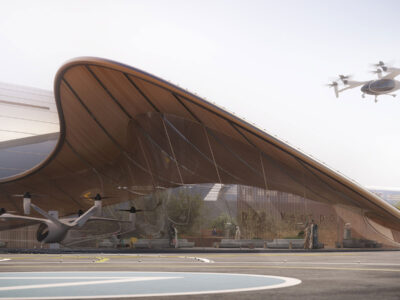 "Dubai Vertiport Terminal Foster and Partners indiaartndesign"