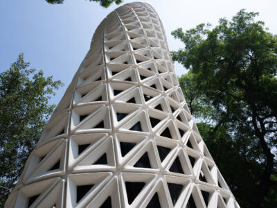 "Verto air purification tower studio symbiosis indiaartndesign"