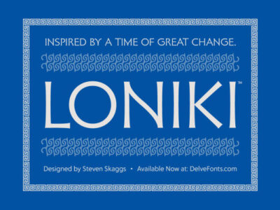 "Loniki typeface delve fonts indiaartndesign"