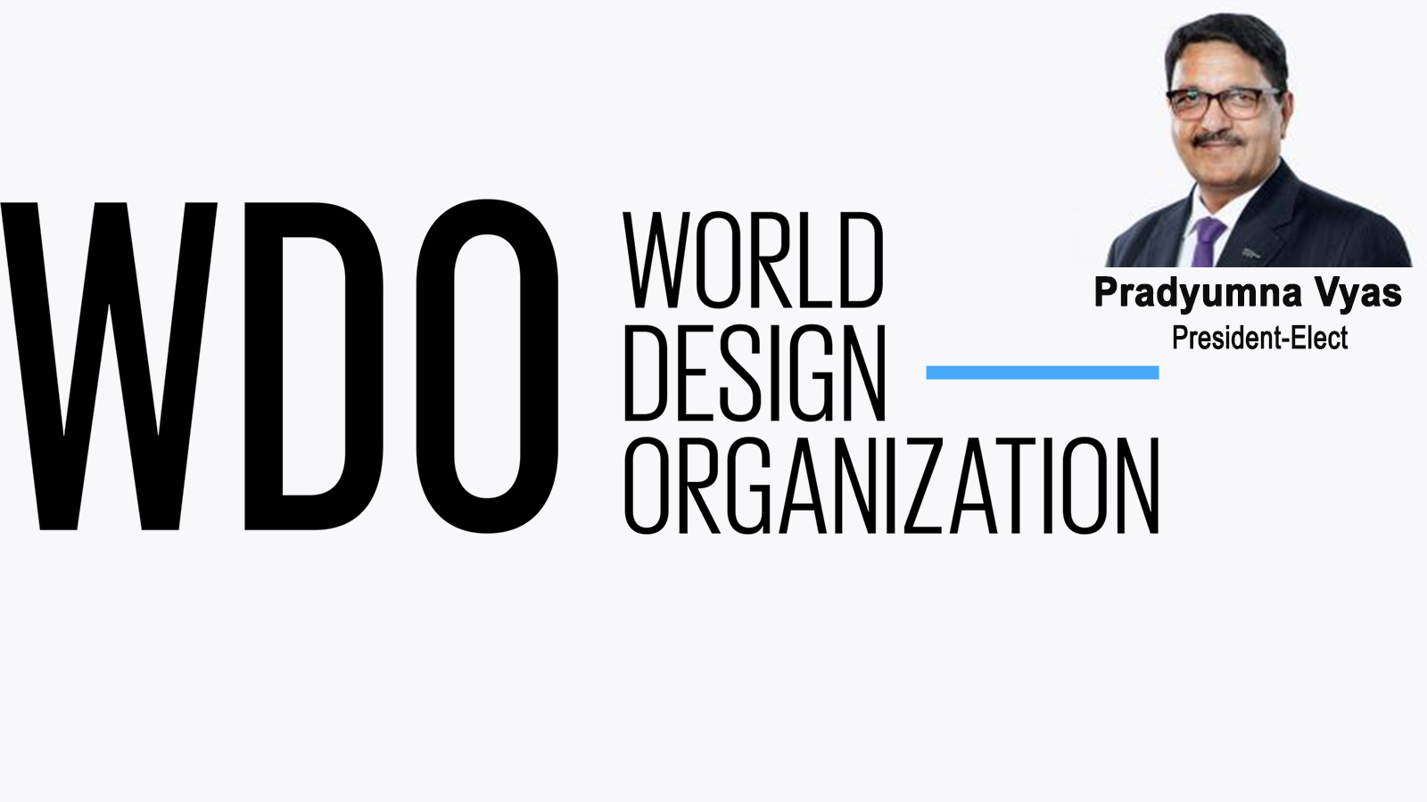 "pradyumna vyas president-elect-world design organisation indiaartndesign"