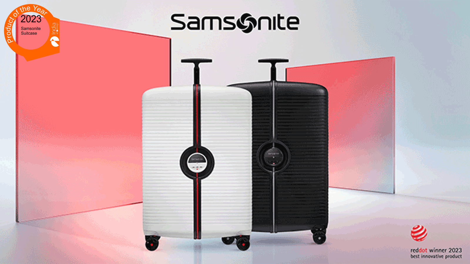 Twice Red Dot Winner Samsonite’s IBON Suitcase is Product of the Year 2023!