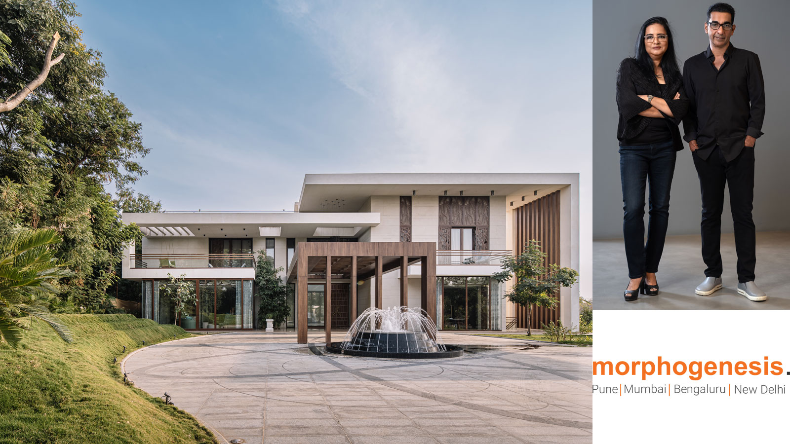 "The Aangan residence Morphogenesis indiaartndesign"