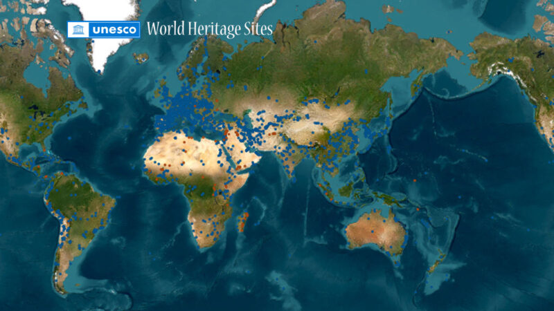 "World heritage sites UNESCO List indiaartndesign"