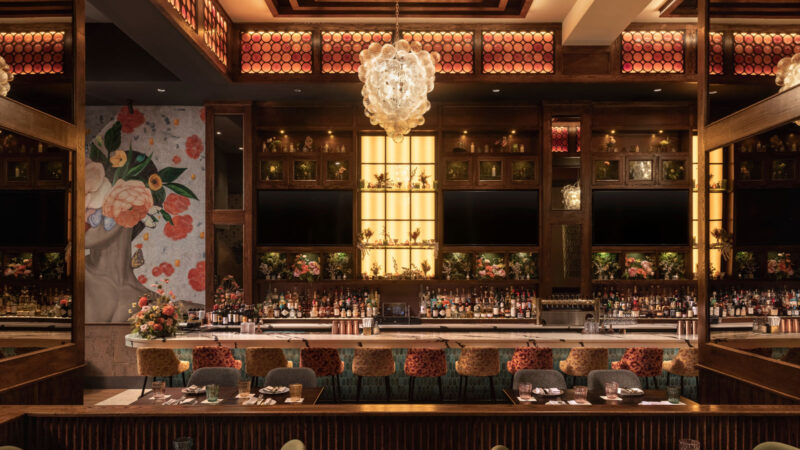 italian restaurant alessa in NYC designed by white noise design studio